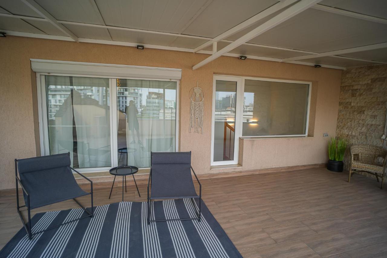 Penthouse With Huge Rooftop & Amazing City View Bucharest Luaran gambar