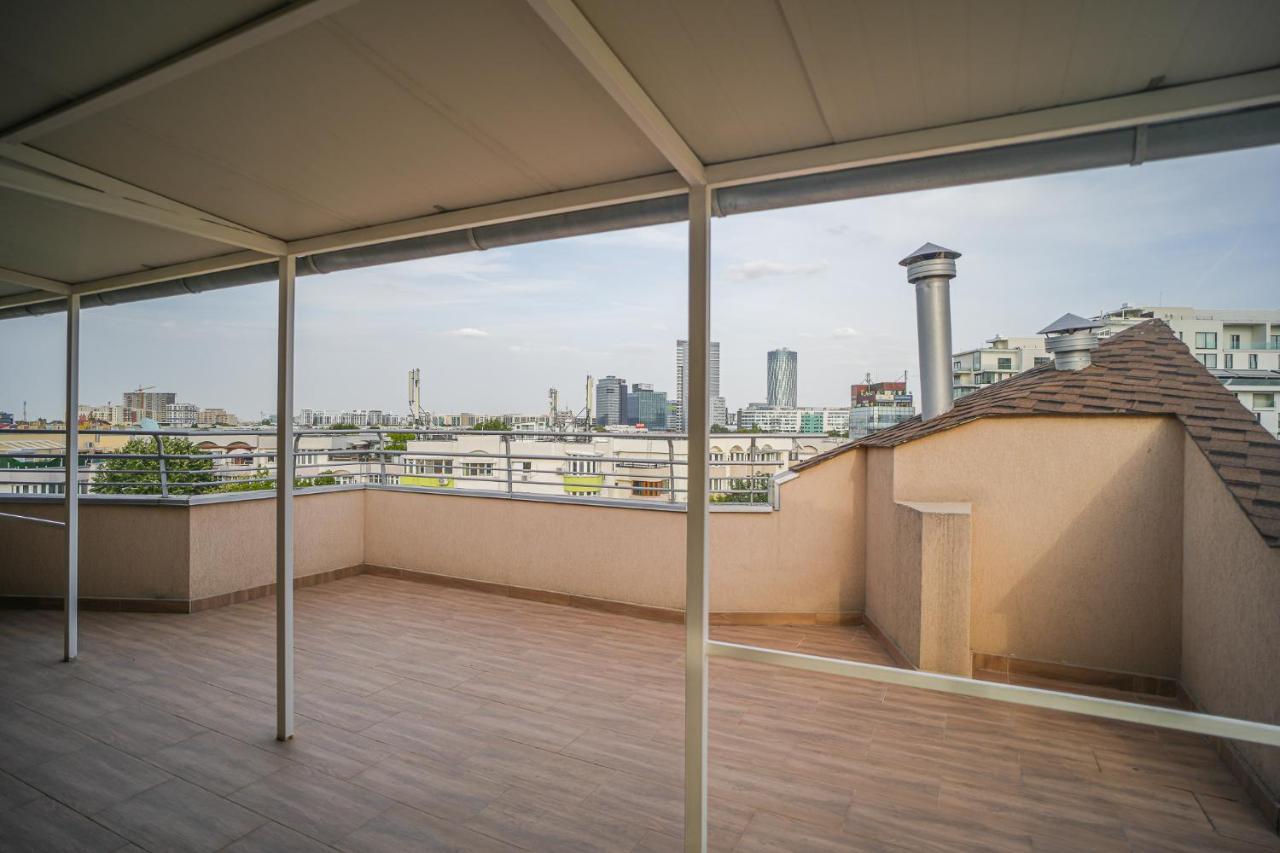 Penthouse With Huge Rooftop & Amazing City View Bucharest Luaran gambar